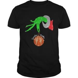 Grinch Hand Holding Ornament Smilin Rylean T-shirt
